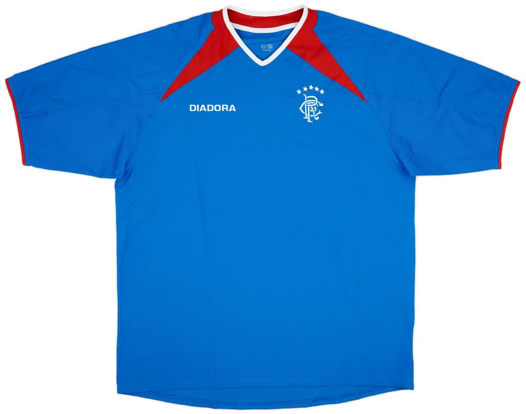 2003-04 Rangers Home Shirt - 8/10 - (XL)