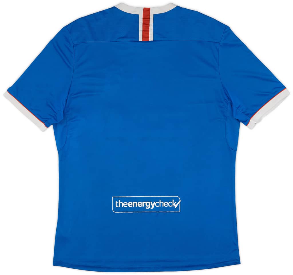 2020-21 Rangers Home Shirt - 7/10 - (XL)