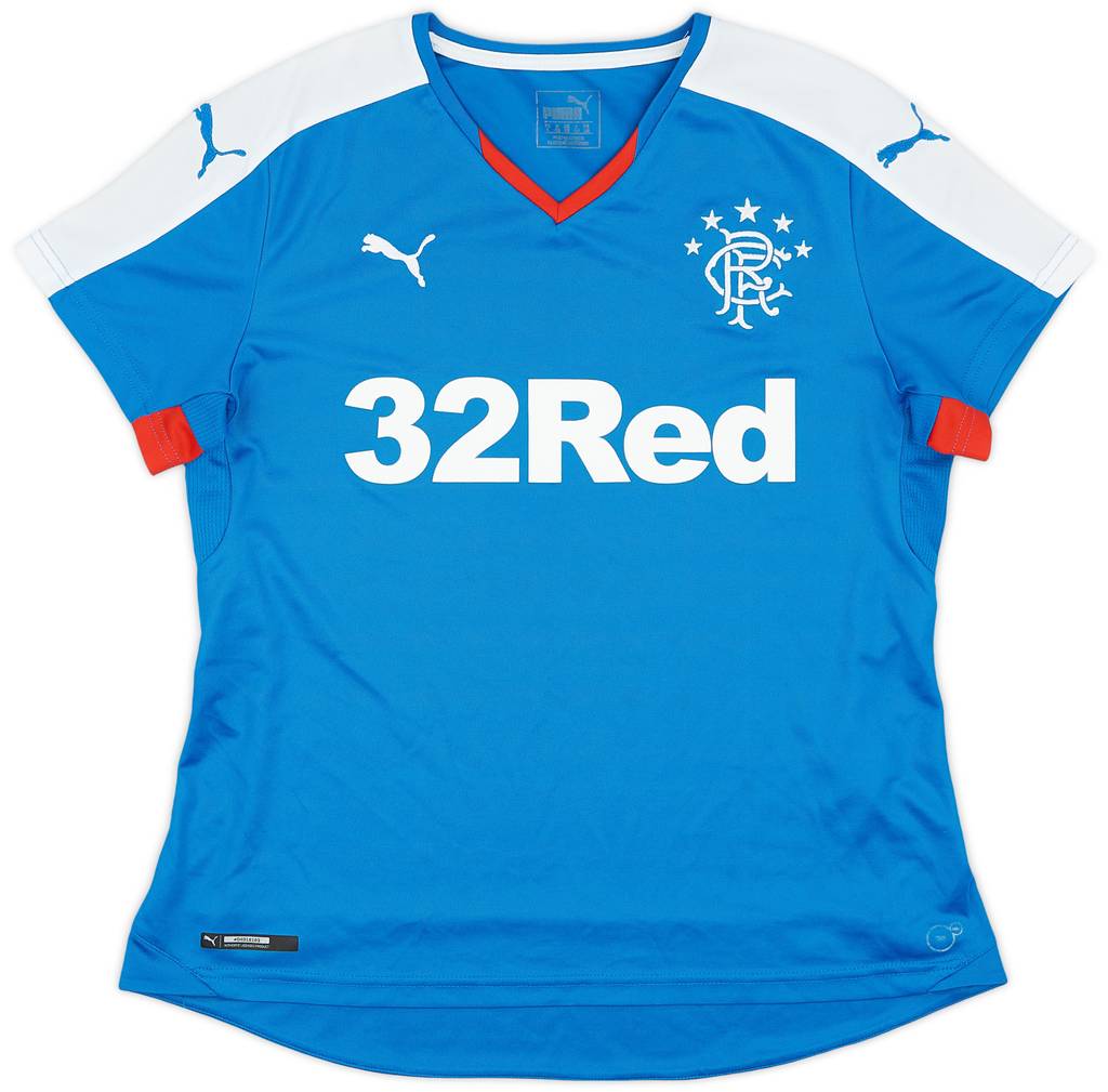 2015-16 Rangers Home Shirt - 8/10 - (Women's L)