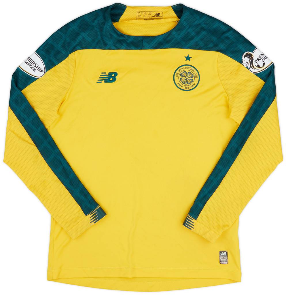 2019-20 Celtic Away L/S Shirt - 7/10 - (XL.Boys)