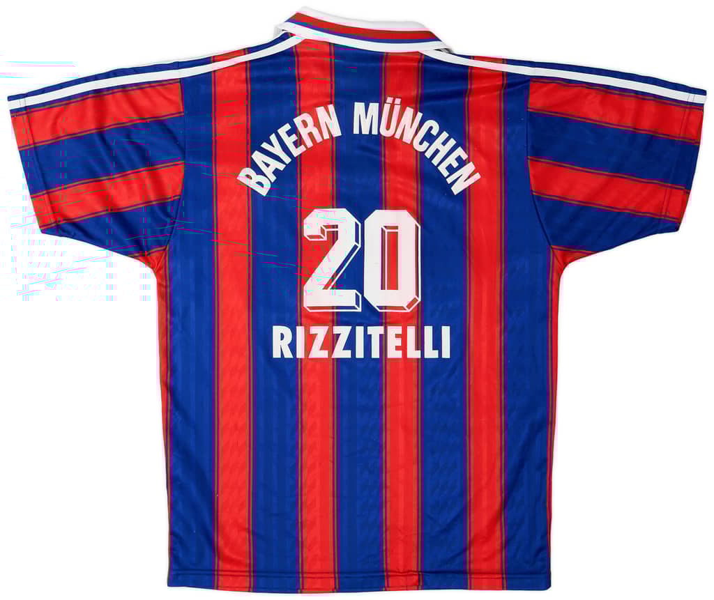 1995-97 Bayern Munich Home Shirt Rizzitelli #20 - 8/10 - (S)