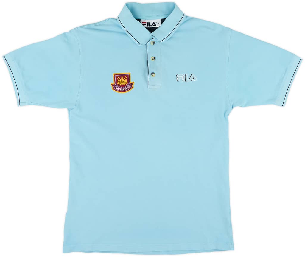 2000-01 West Ham Fila Polo Shirt - 9/10 - (S)