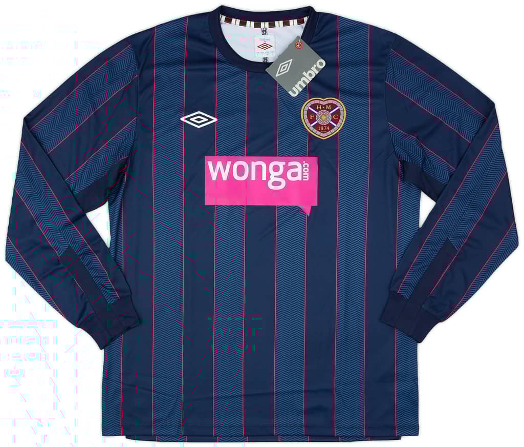 2011-12 Hearts Away L/S Shirt