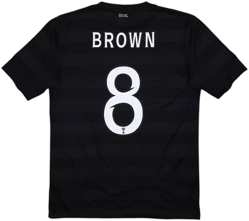 2012-13 Celtic '125th Anniversary' Away Shirt Brown #8 - 7/10 - (S)