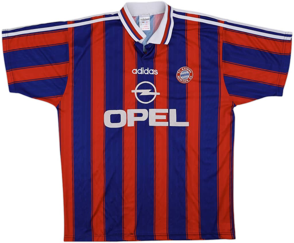 1995-97 Bayern Munich Home Shirt Klinsmann #18 - 6/10 - (L)