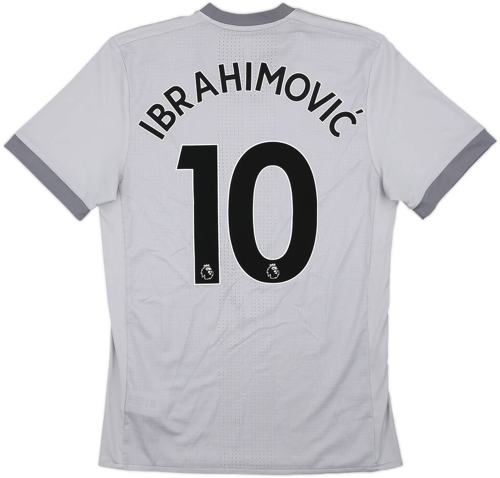 2017-18 Manchester United Player Issue Third Shirt Ibrahimovic #10 - 7/10 - (M/L)