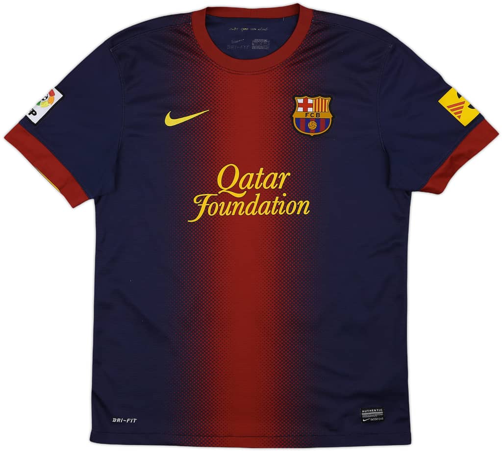 2012-13 Barcelona Home Shirt Messi #10 - 7/10 - (M)