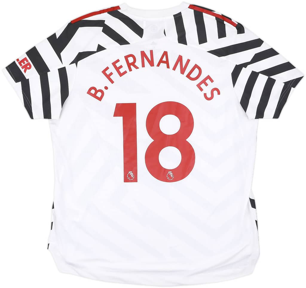 2020-21 Manchester United Authentic Third Shirt B.Fernandes #18 - 6/10 - (XL)