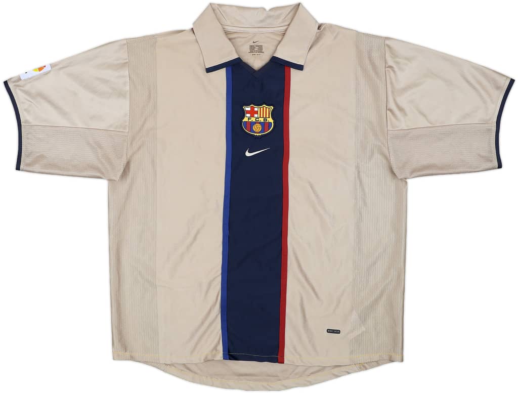 2001-03 Barcelona Away Shirt Rivaldo #10 - 6/10 - (XL)