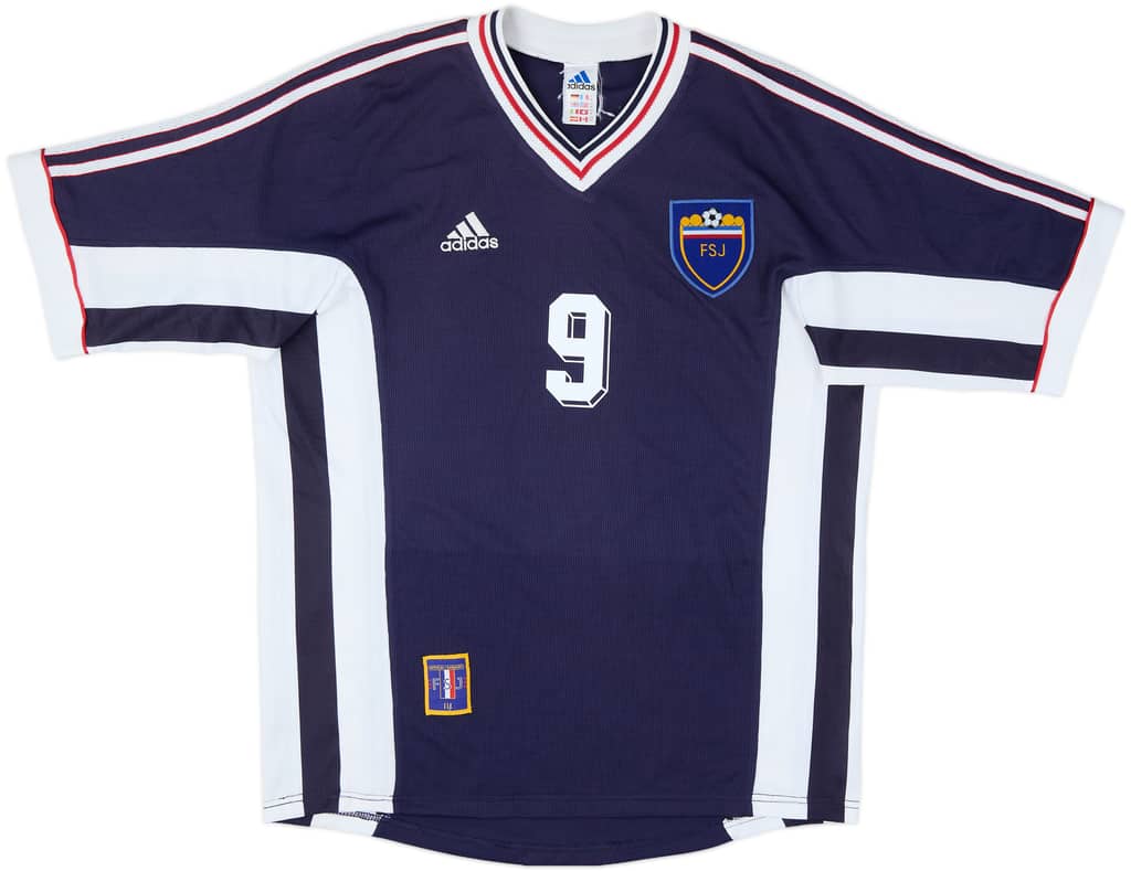 1998-99 Yugoslavia Home Shirt Mijatovic #9 - 7/10 - (M)