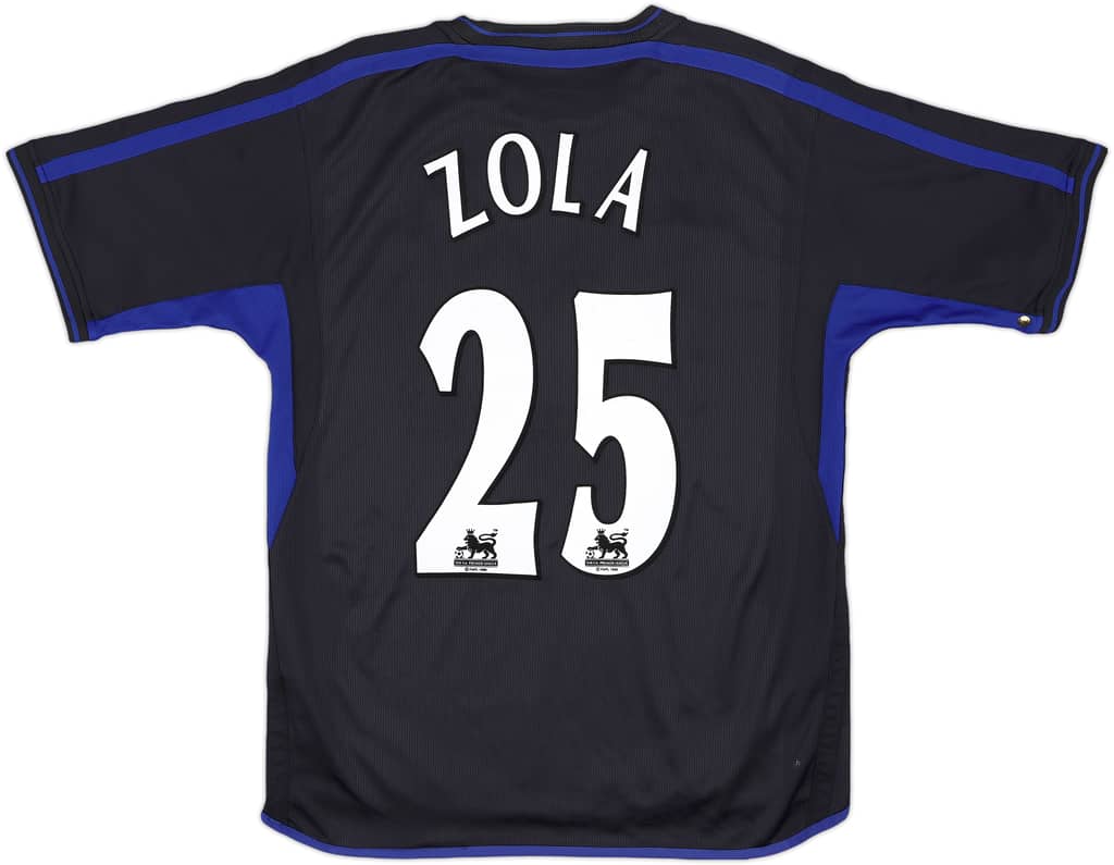 2002-04 Chelsea Away Shirt Zola #25 - 6/10 - (M)