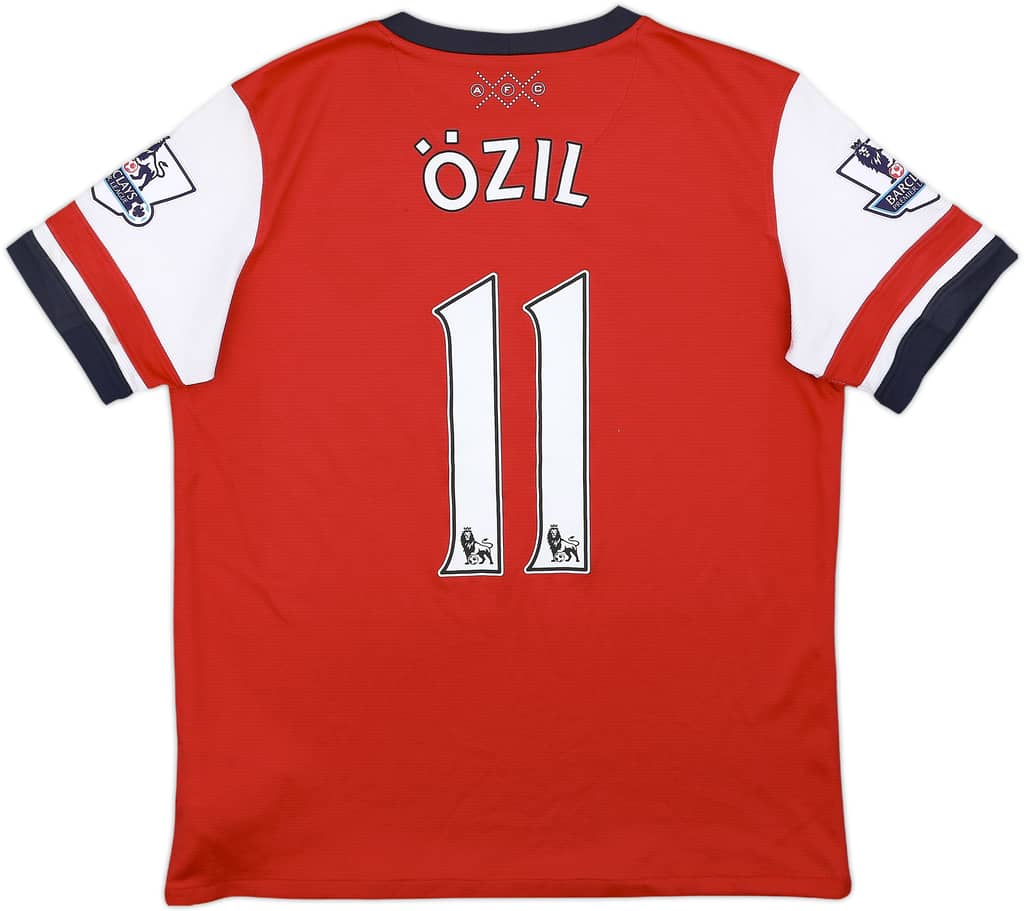 2012-14 Arsenal Home Shirt Ozil #11 - 6/10 - (XL.Boys)