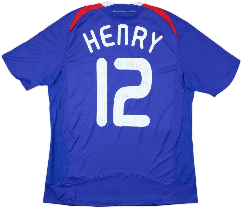 2007-08 France Home Shirt Henry #12 - 5/10 - (L)