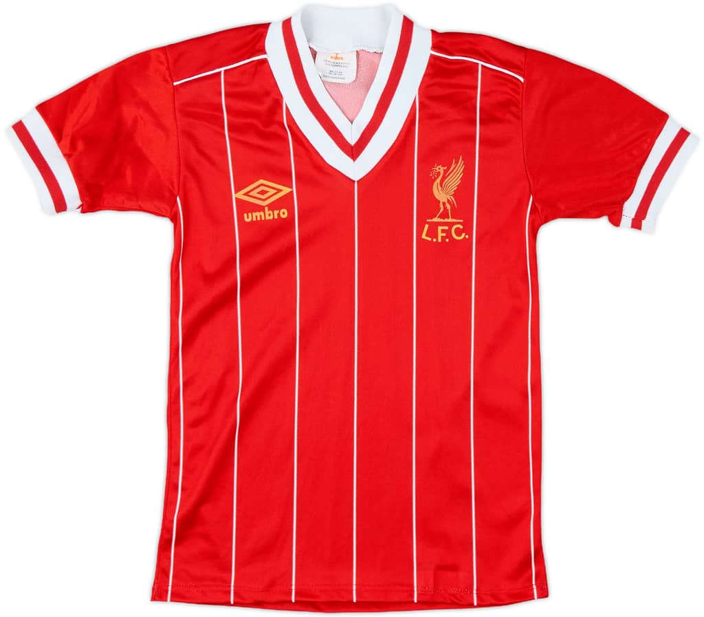 1982-85 Liverpool Home Shirt - 8/10 - (S.Boys)