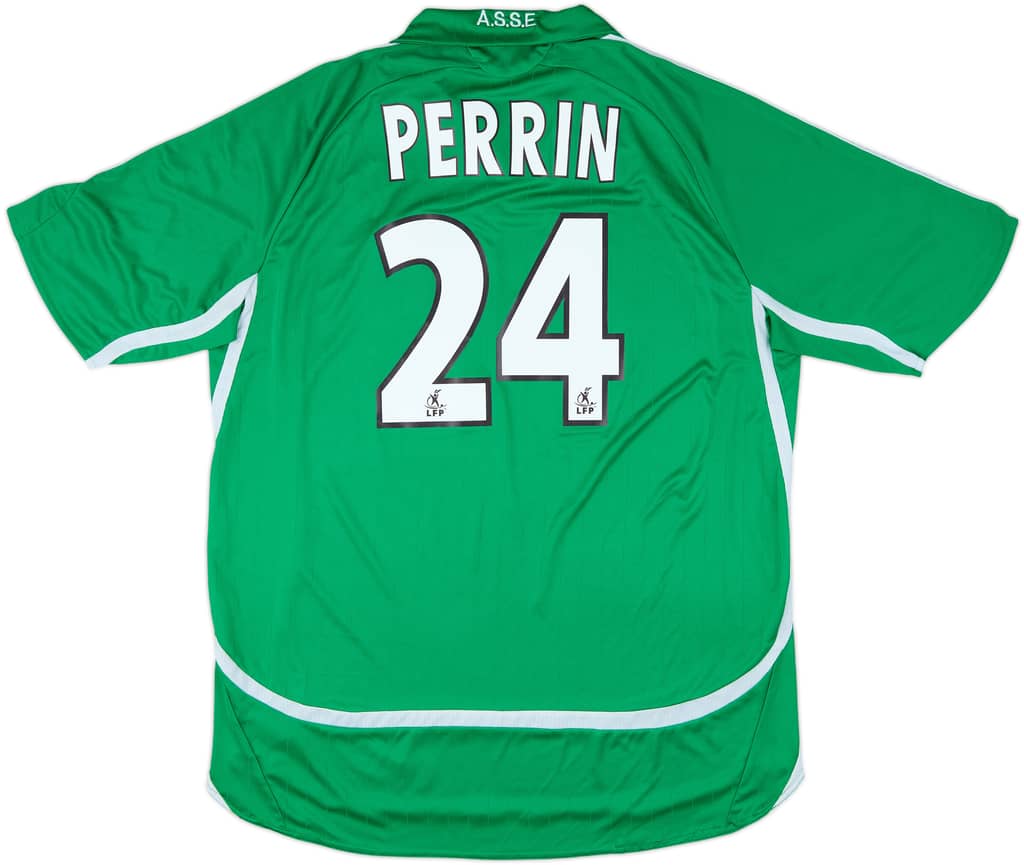2006-07 Saint Etienne Home Shirt Perrin #24 - 6/10 - (XL)