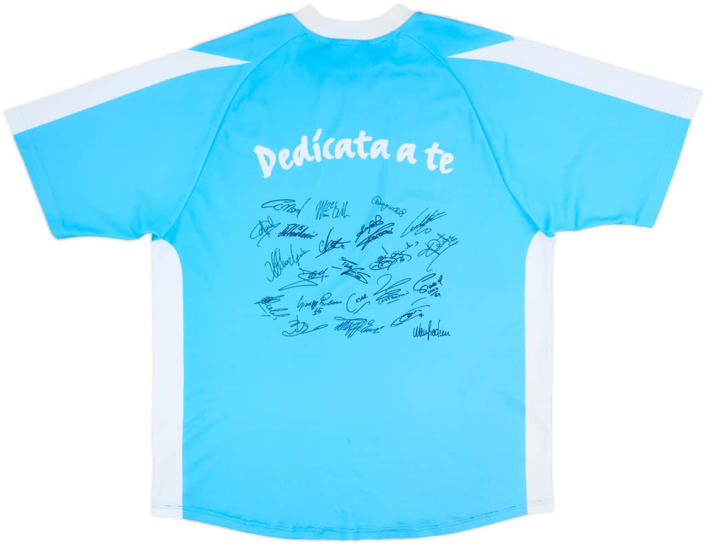 2003-04 Lazio 'Signed' Home Shirt - 7/10 - (L)