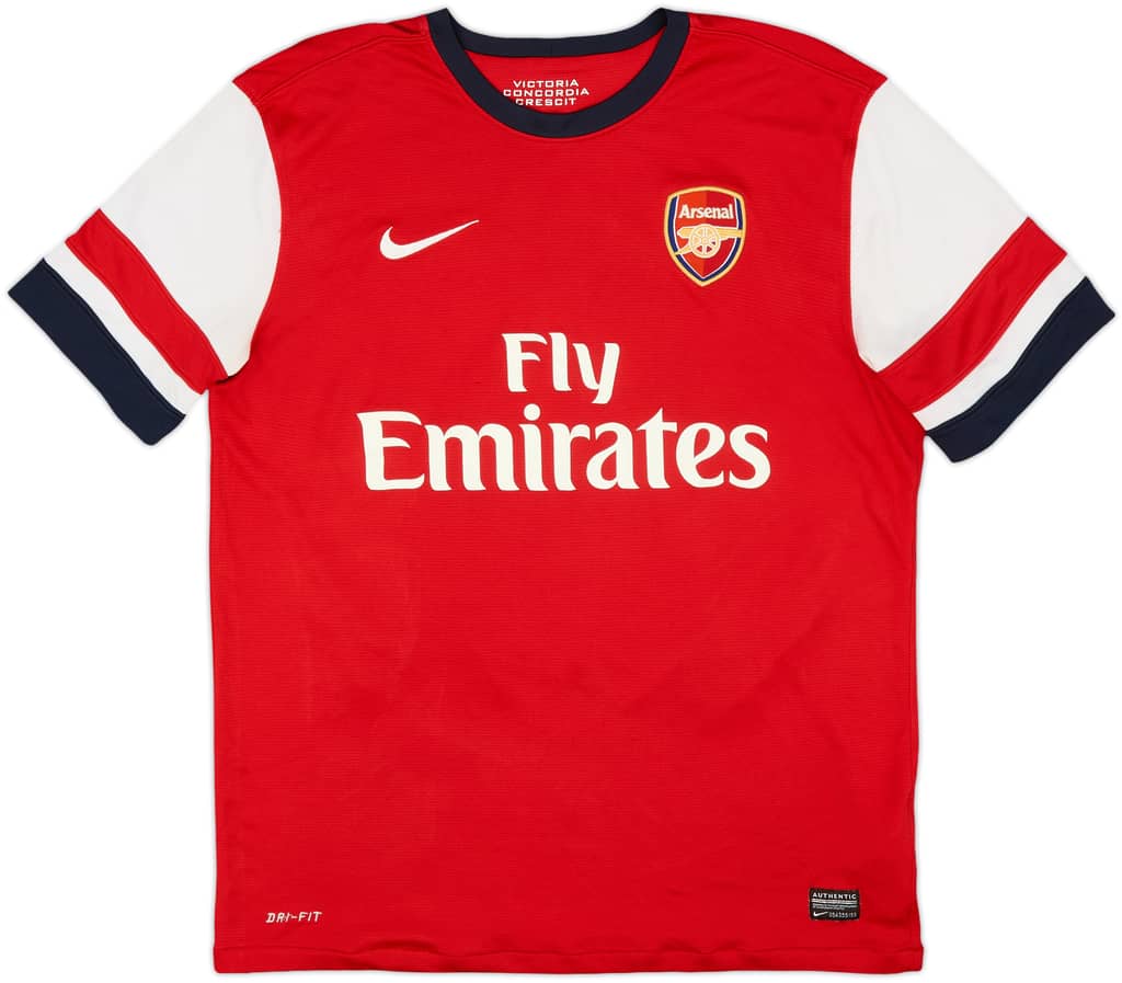 2012-14 Arsenal Home Shirt Arteta #8 - 6/10 - (M)