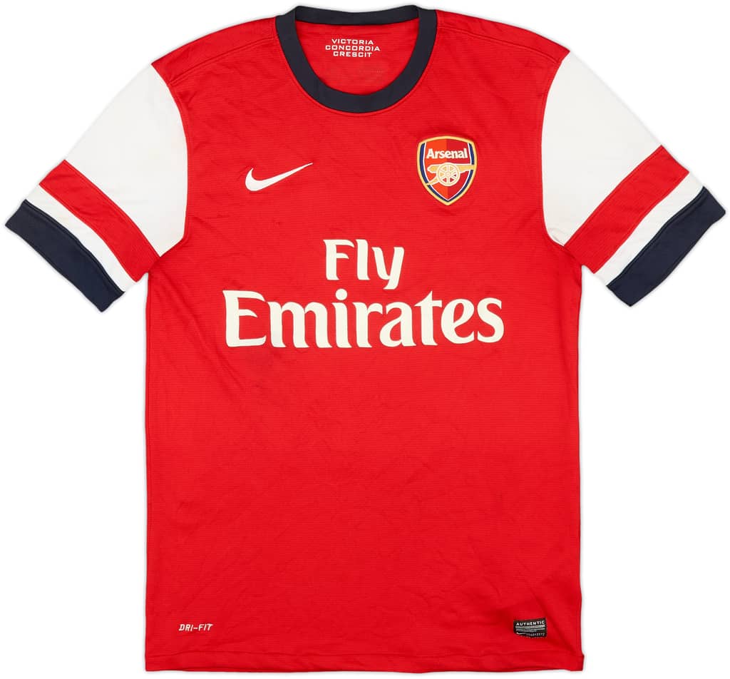 2012-14 Arsenal Home Shirt Arteta #8 - 6/10 - (S)