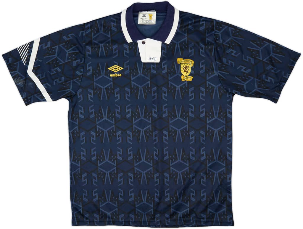 1991-94 Scotland Home Shirt - 7/10 - (L)