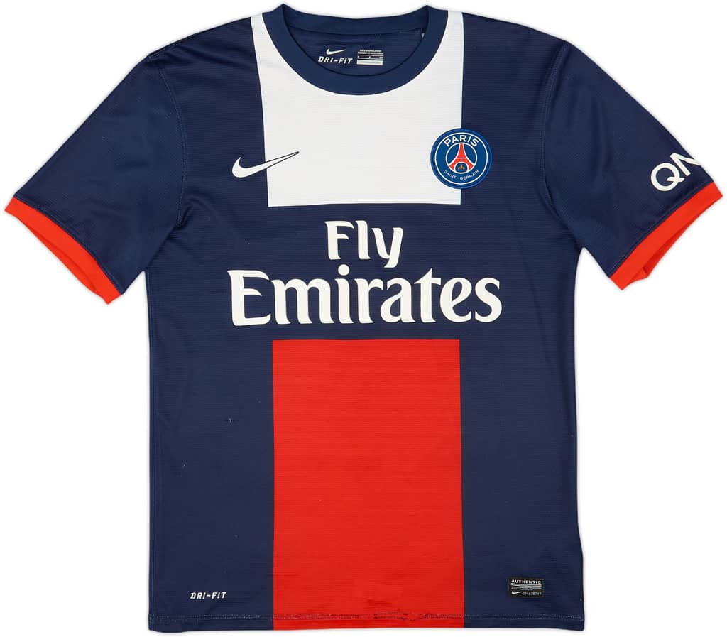 2013-14 Paris Saint-Germain Home Shirt Beckham #32 - 5/10 - (S)