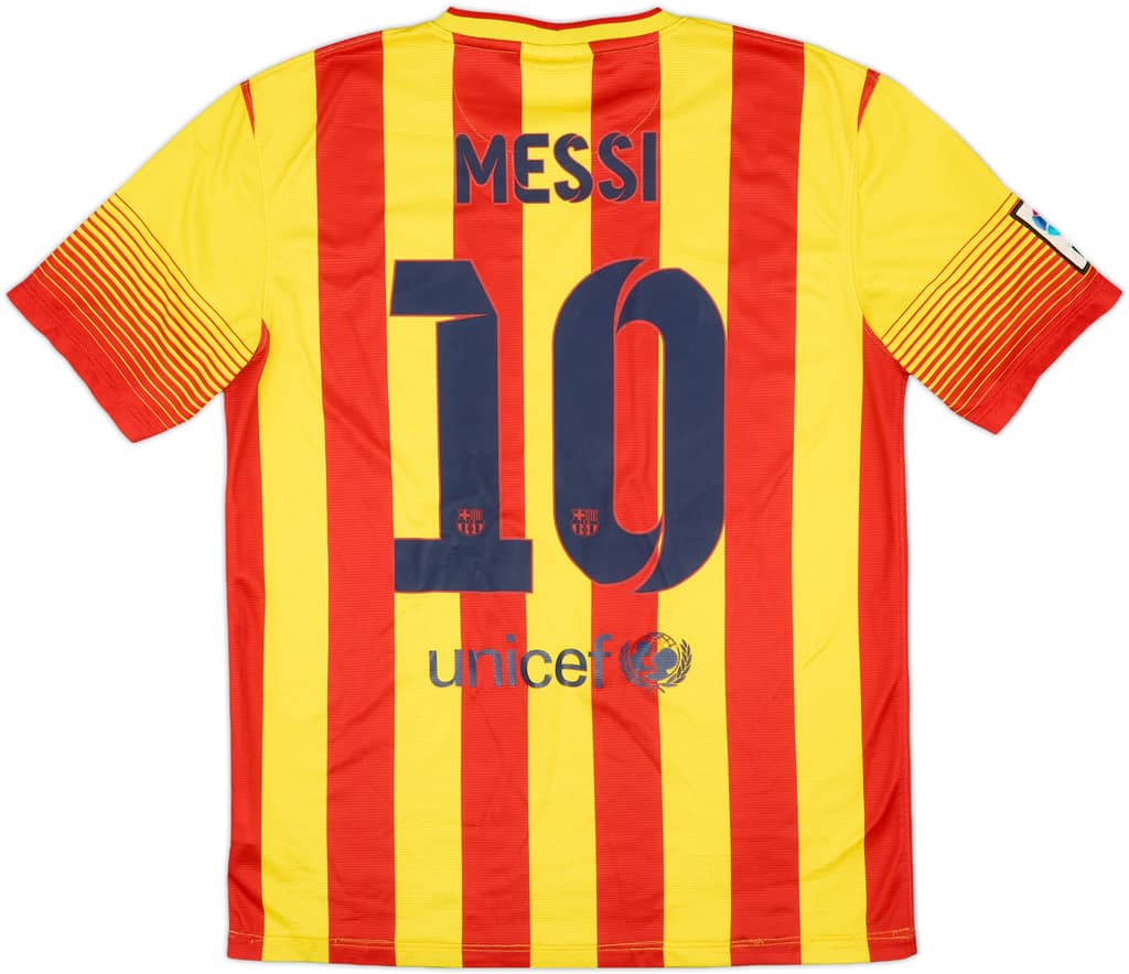 2013-15 Barcelona Away Shirt Messi #10 - 6/10 - (M)