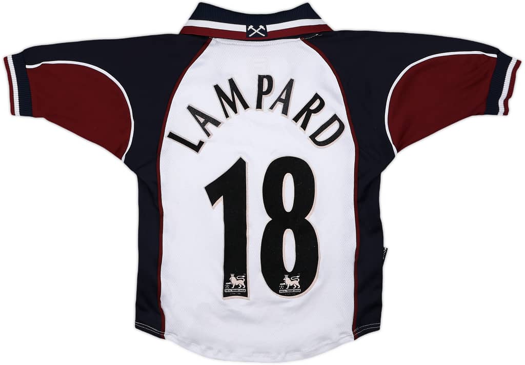 1999-01 West Ham Away Shirt Lampard #18 - 5/10 - (S.Boys)