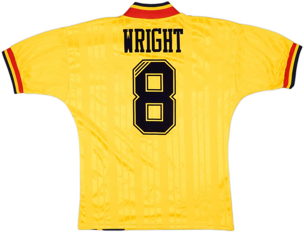 1993-94 Arsenal Away Shirt Wright #8 - 7/10 - (M)