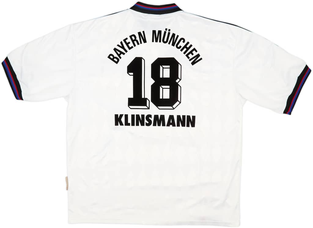 1996-98 Bayern Munich Away Shirt Klinsmann #18 - 6/10 - (XL)