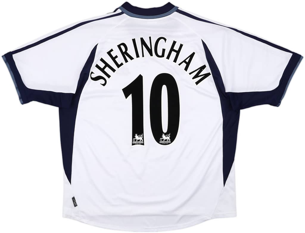 2001-02 Tottenham Home Shirt Sheringham #10 - 6/10 - (XL)