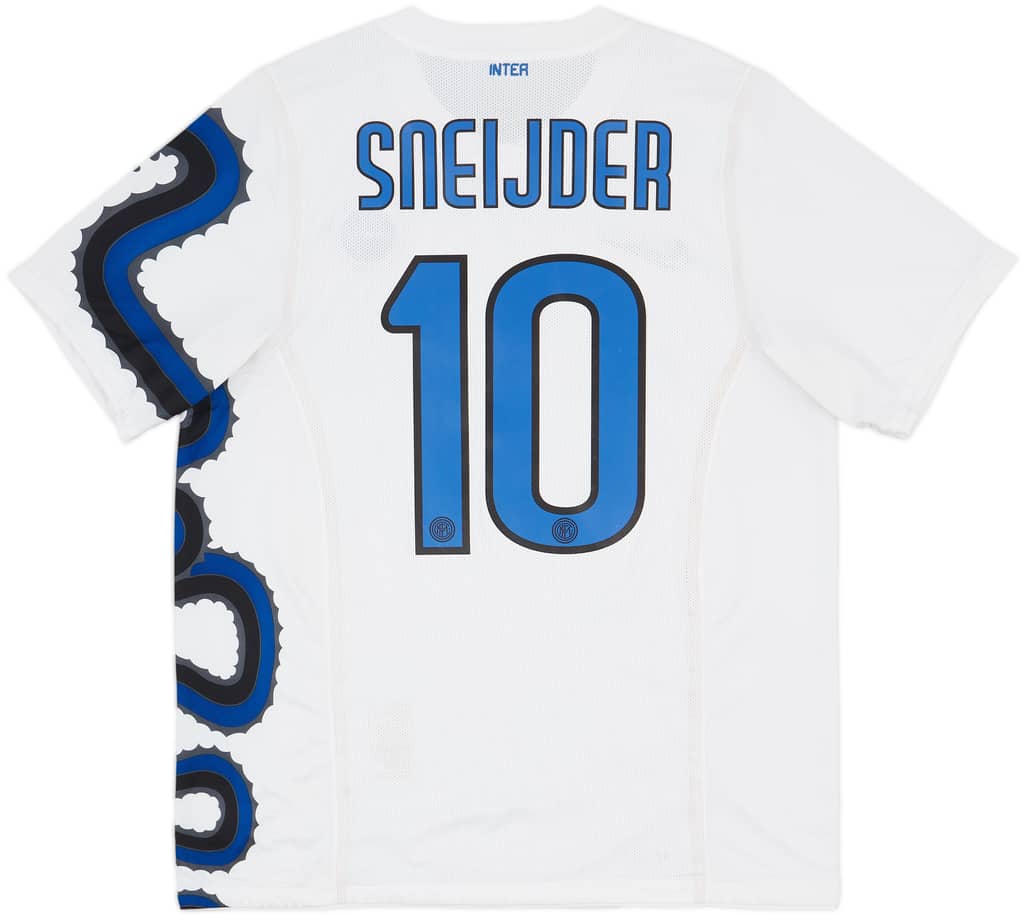 2010-11 Inter Milan Player Issue Away Shirt Sneijder #10 - 7/10 - (XL)