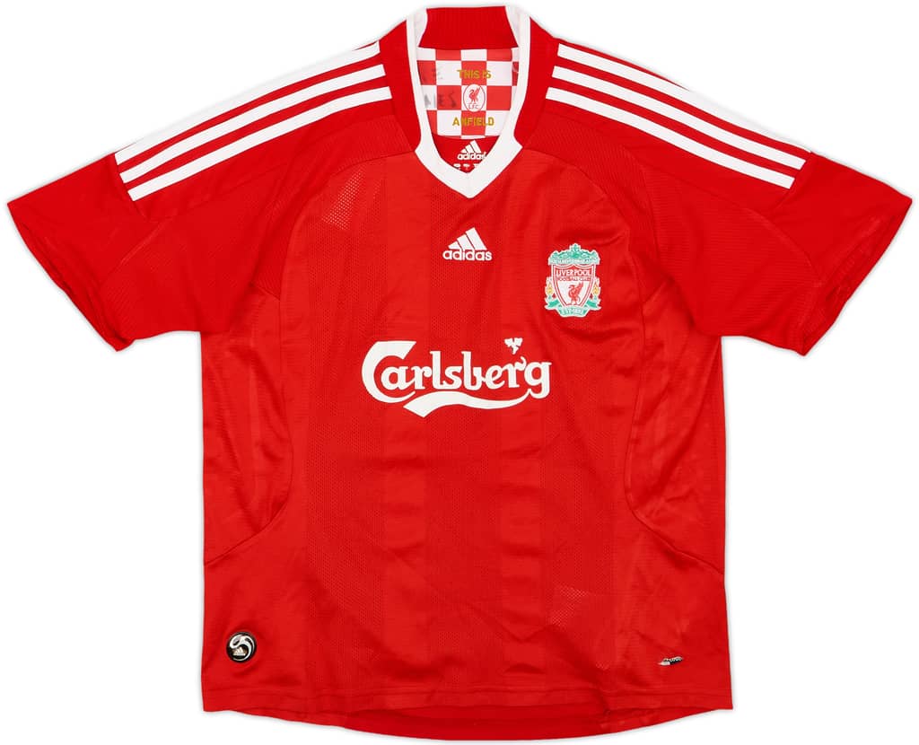 2008-10 Liverpool Home Shirt - 6/10 - (M.Boys)