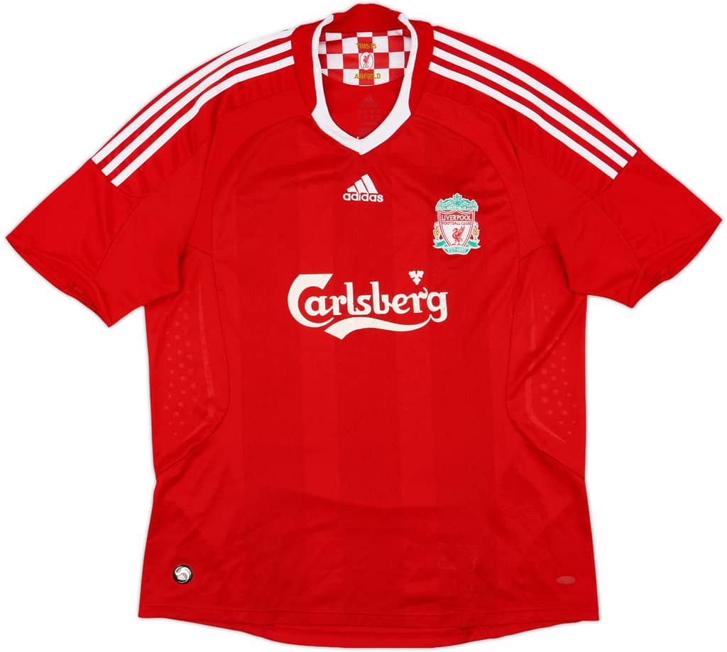 2008-10 Liverpool Home Shirt - 5/10 - (XL)