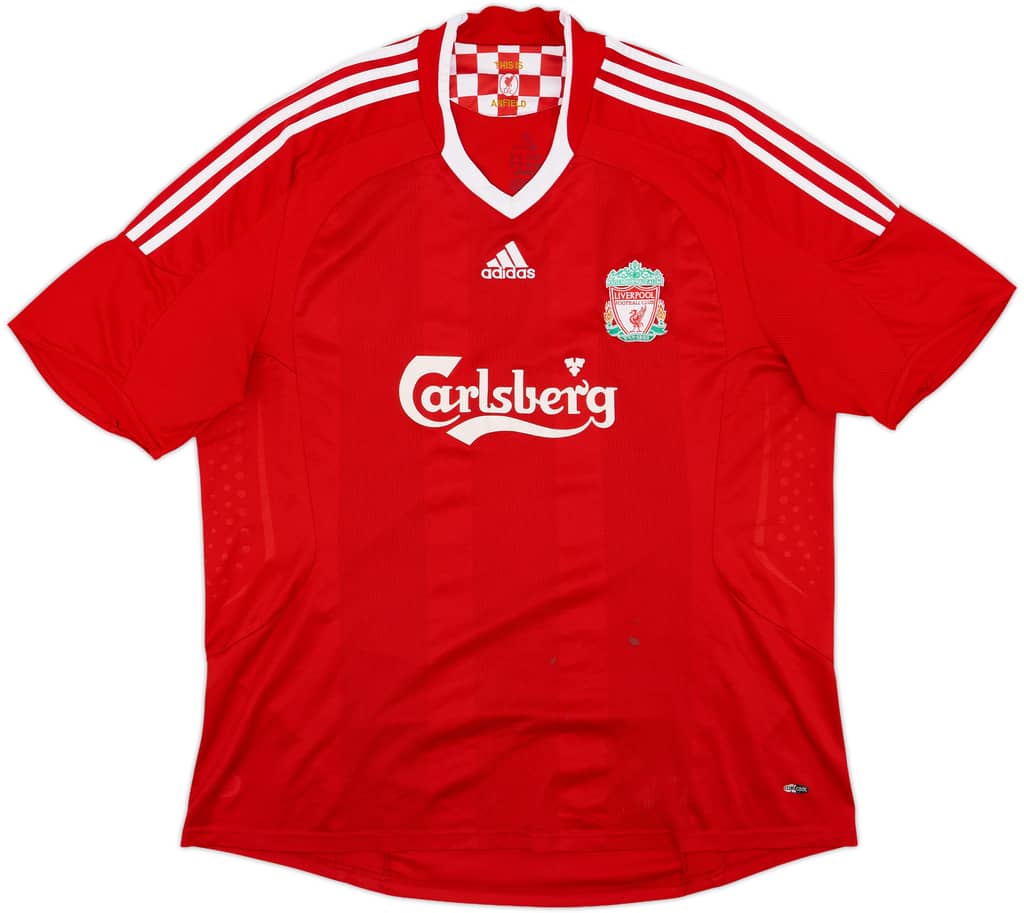 2008-10 Liverpool Home Shirt - 5/10 - (XXL)