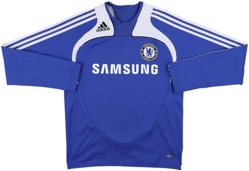 2008-09 Chelsea adidas Sweat Top - 9/10 - (S)
