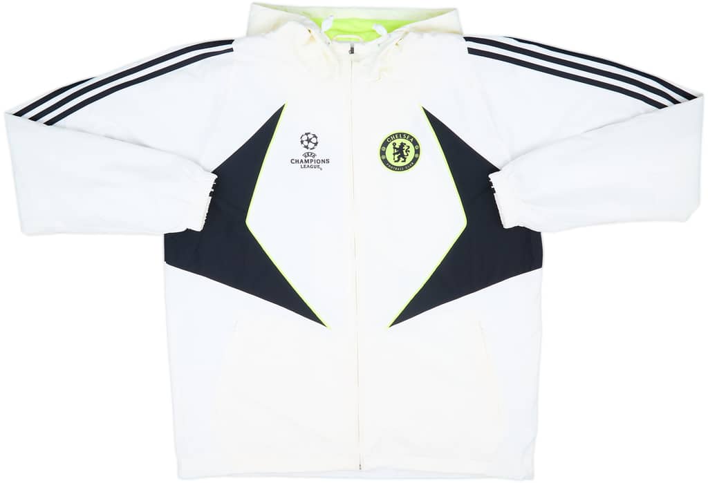 2007-08 Chelsea adidas CL Hooded Rain Jacket - 8/10 - (XL)