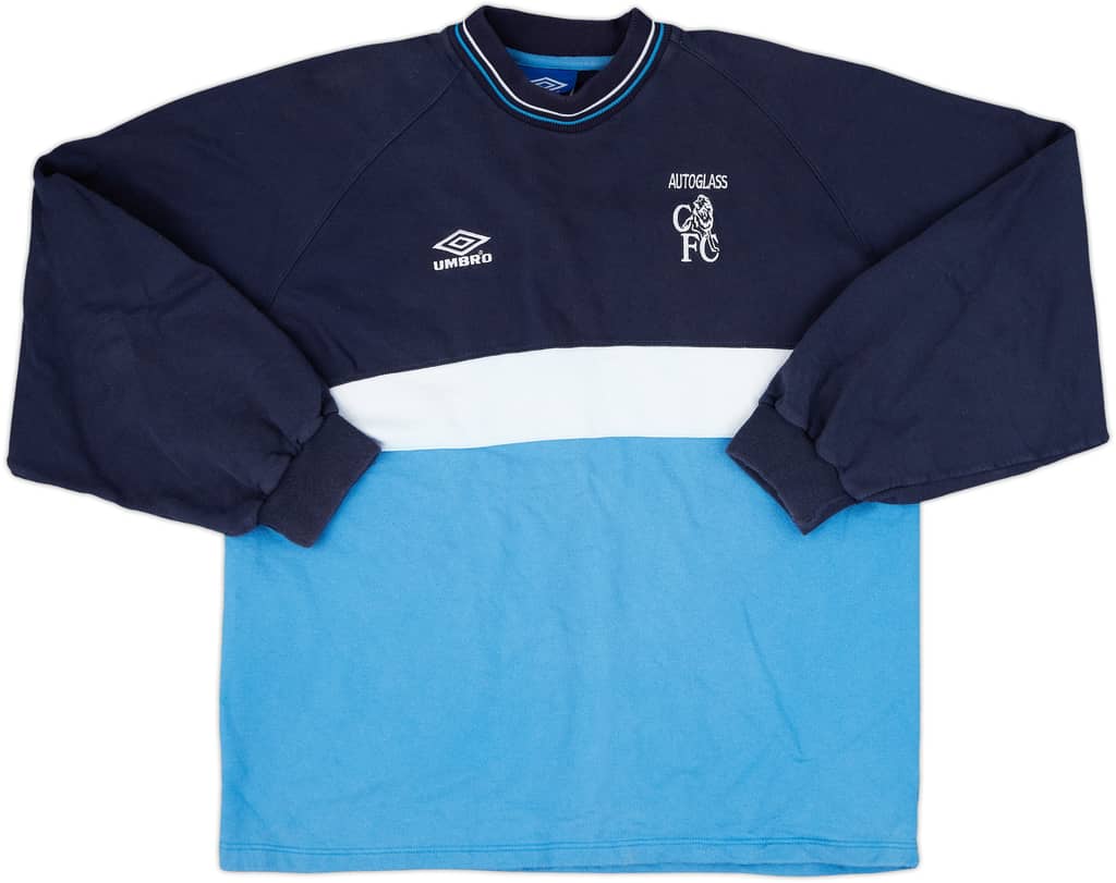 2000-01 Chelsea Umbro Sweat Top - 7/10 - (XL)
