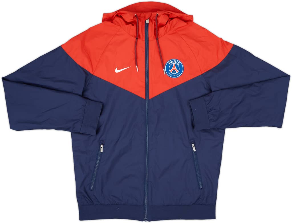 2017-18 Paris Saint-Germain Nike Hooded Track Jacket - 8/10 - (S)