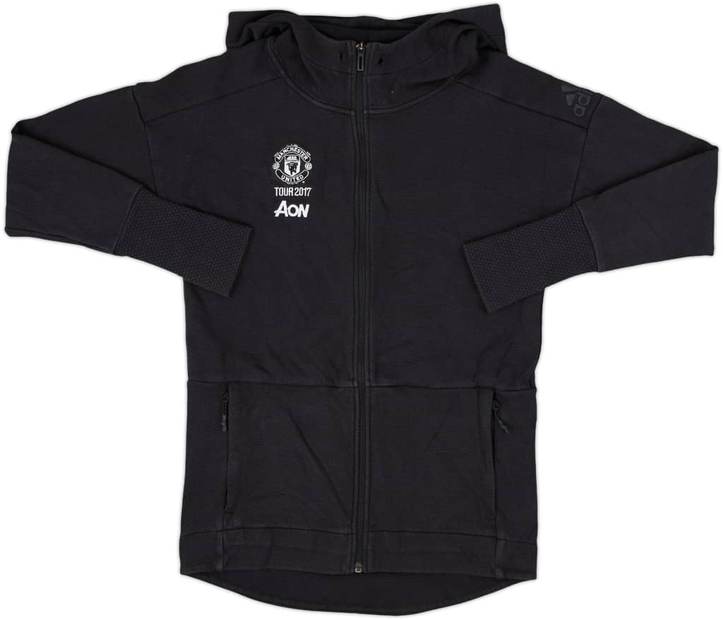 2017-18 Manchester United adidas Hooded Track Jacket - 7/10 - (Women's XS)
