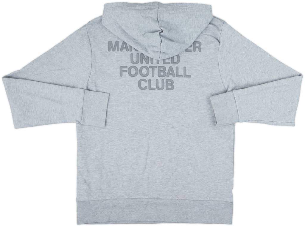 2009-10 Manchester United Nike Hooded Sweat Top - 7/10 - (M)