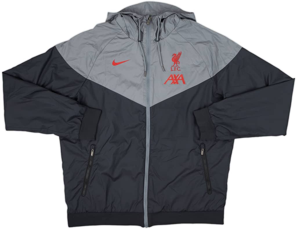 2020-21 Liverpool Nike Hooded Track Jacket - 9/10 - (L)