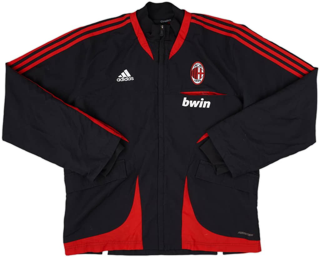 2007-08 AC Milan adidas Track Jacket - 8/10 - (L)