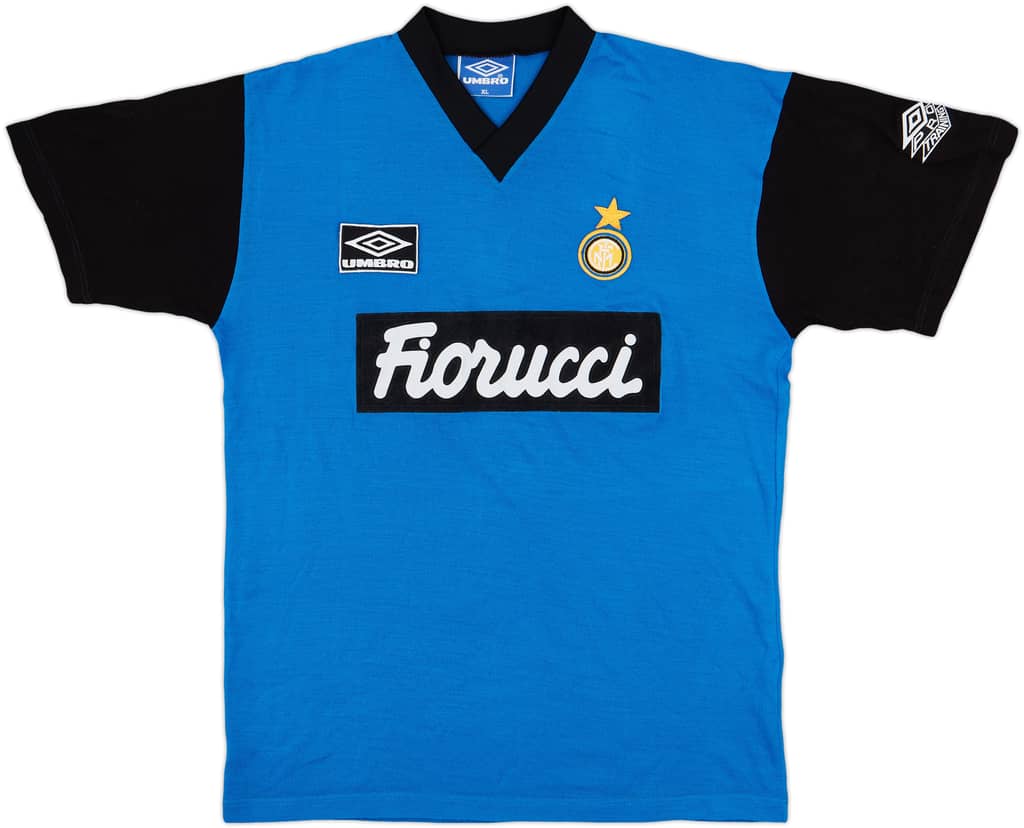 1992-94 Inter Milan Umbro Training Shirt - 8/10 - (XL)