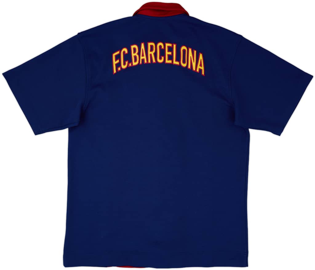 2008-09 Barcelona Nike Open Collar Shirt - 8/10 - (L)