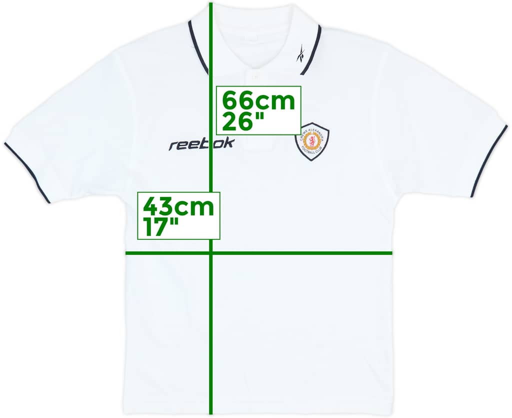 2002-03 Crewe Alexandra Reebok Polo Shirt - 9/10 - (XL.Boys)
