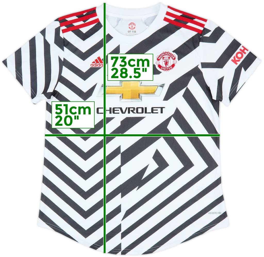 2020-21 Manchester United Third Shirt - 8/10 - (Women's L)