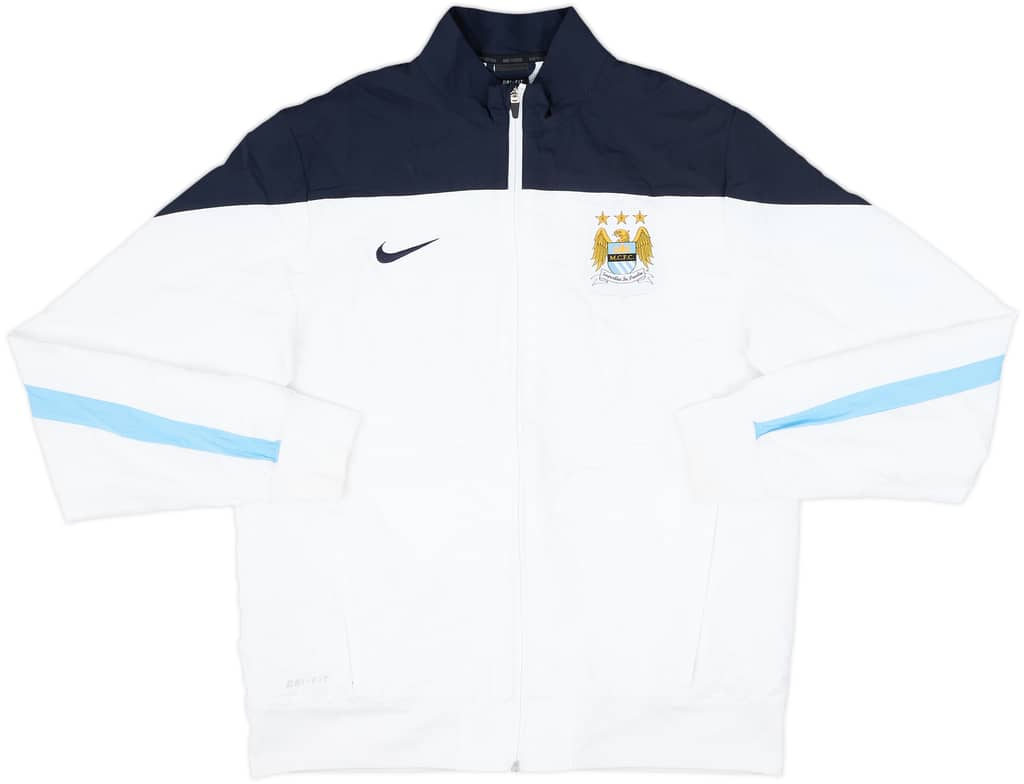 2013-14 Manchester City Nike Track Jacket - 10/10 - (M)
