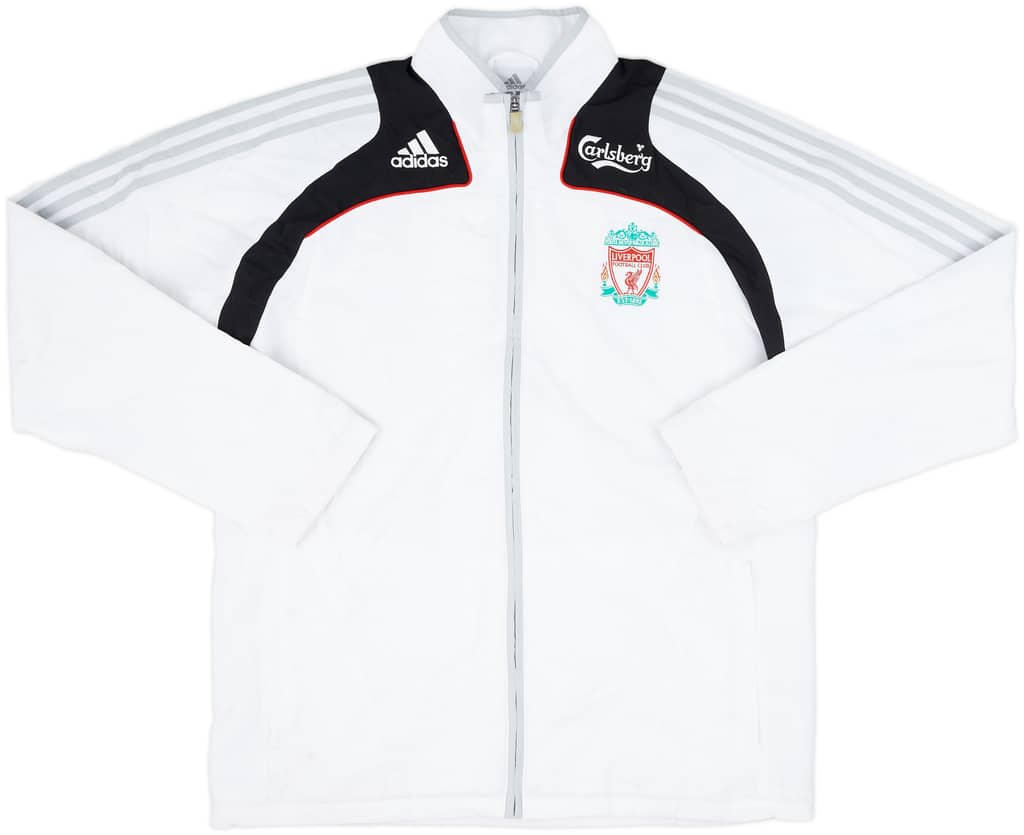 2008-09 Liverpool adidas Track Jacket - 8/10 - (L)