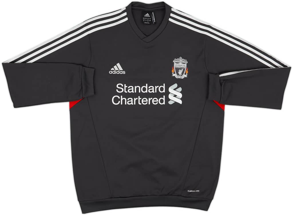 2011-12 Liverpool adidas Sweat Top - 10/10 - (L)
