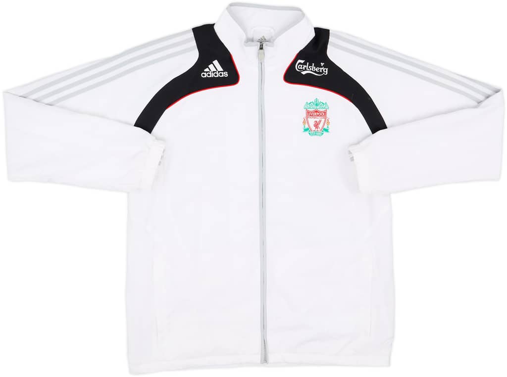 2008-09 Liverpool adidas Track Jacket - 8/10 - (L)