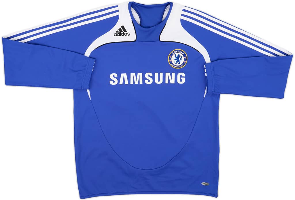 2008-09 Chelsea adidas Sweat Top - 8/10 - (M/L)